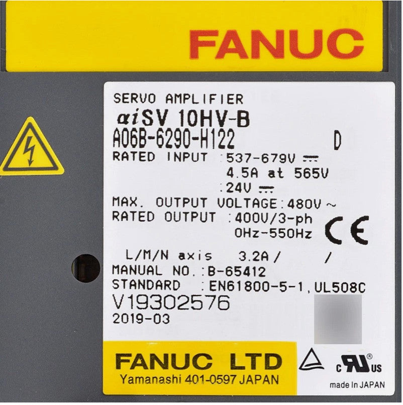 Fanuc A06B-6290-H122 Servo Drive