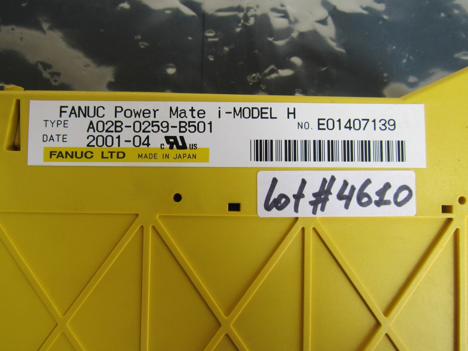Fanuc Power Mate i-Model H A02B-0259-B501 A06B-3200-0260/10B Lot #4610